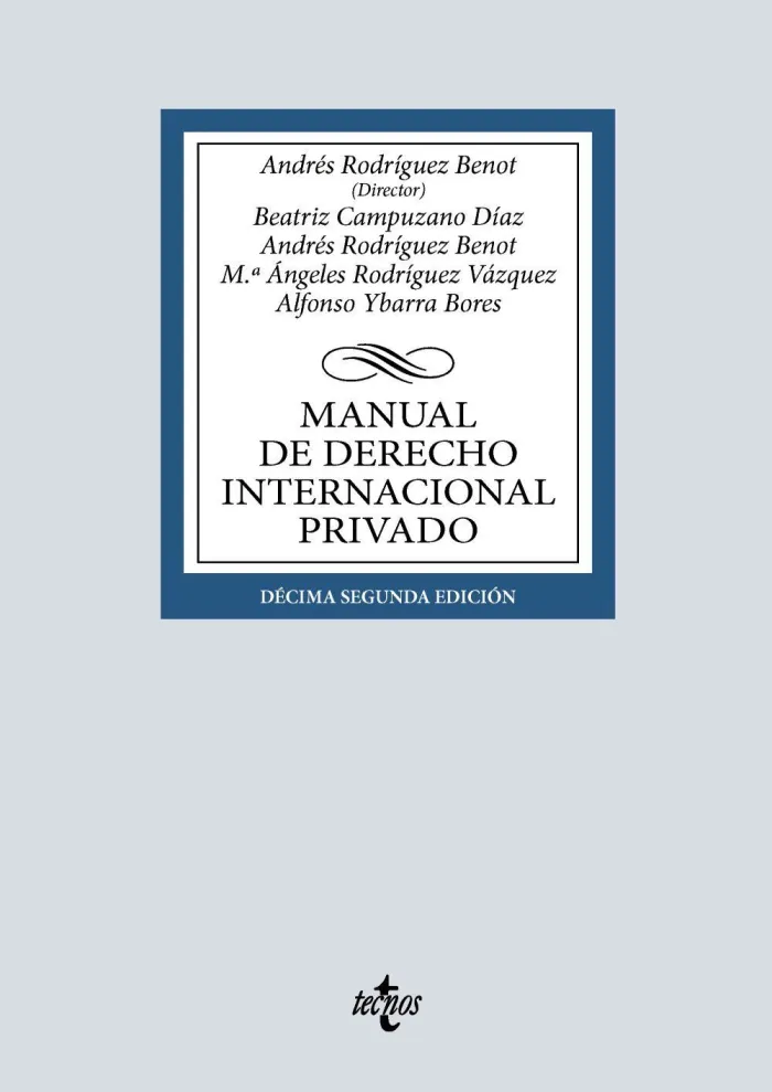 Manual de Derecho Internacional Privado