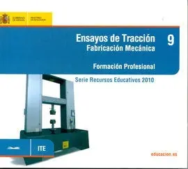 Ensayos de Tracción. Fabricación Mecánica. Formación Profesional