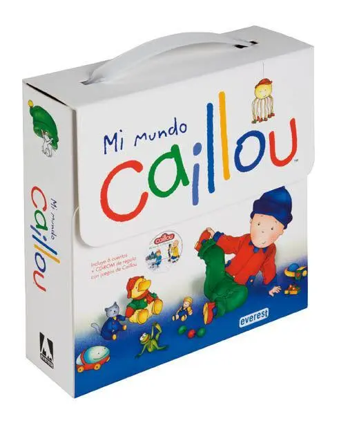 Maletín. Mi Mundo Caillou (6 Vols. + Cd-Rom)