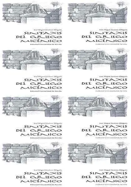 Sintaxis del Griego Micénico