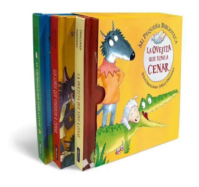 Mi Pequeña Biblioteca: la Ovejita que Vino a Cenar los Lobos que Vinieron a Cen