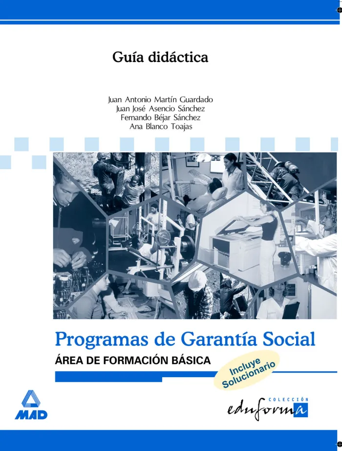 Guia Didactica y Solucionario de Programas de Garantia Social, Area de Formacion Basica