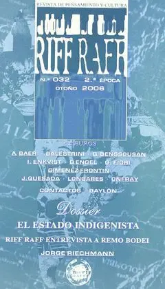 Revista Riff Raff Nº 032 2ª Época Otoño 2006