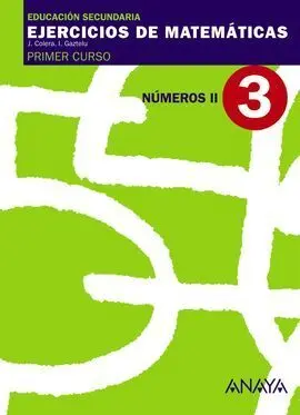 Matemáticas, Eso, 1 Ciclo. Cuaderno de Ejercicios 3