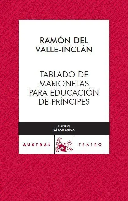 Tablado de Marionetas para Educación de Príncipes
