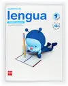 Conecta con Pupi, Lengua, 1 Educación Primaria. 1 Trimestre. Cuaderno (Cuadrícul