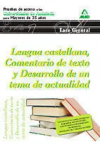 Lengua Castellana. Comentario de Texto y Desarrollo de un Tema de Actualidad. Pr