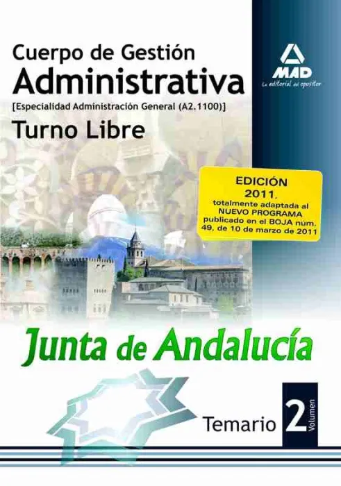 2. Temario Gestion Administrativa A2. 1100. Junta An