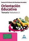 Volumen 2 Orientacion Educativa Cuerpo Profesores de Enseñanza Secundaria