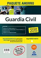 Paquete Ahorro Básico Guardia Civil Basico 2015 (4 Libros Temario I, Temario Ii, Test y Simulacros Examen)