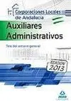 Auxiliares Administrativos Corporaciones Locales Andalucia 2013