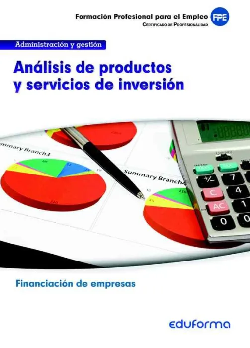 Analisis de Productos y Servicios de Inversion. Financiacion de Empresas