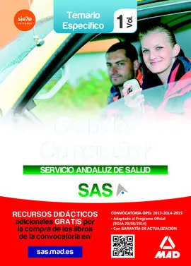 Temario Específico Vol. 1 Celador Conductor Servicio Andaluz de Salud 2014