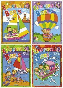 Pulpo Boris, el. (Libro de Ejercicios). 4 Titulos (Ref. 236)