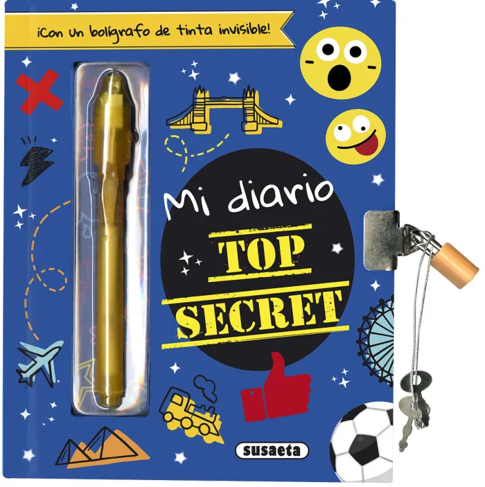Mi Diario Top Secret (Azul)