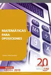 Matemáticas para Oposiciones 2010