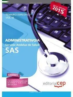 Administrativo/A Servicio Andaluz de Salud Vol 3