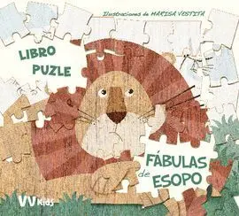 Fabulas de Esopo Libro Puzzle + 5 Años