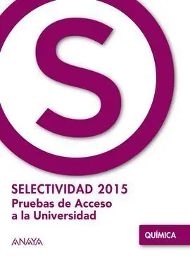 Selectividad 2015 Química
