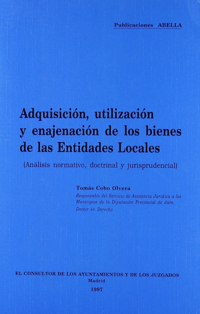 Adquisicion, Utilizacion y Enajenacion Bienes Ent.