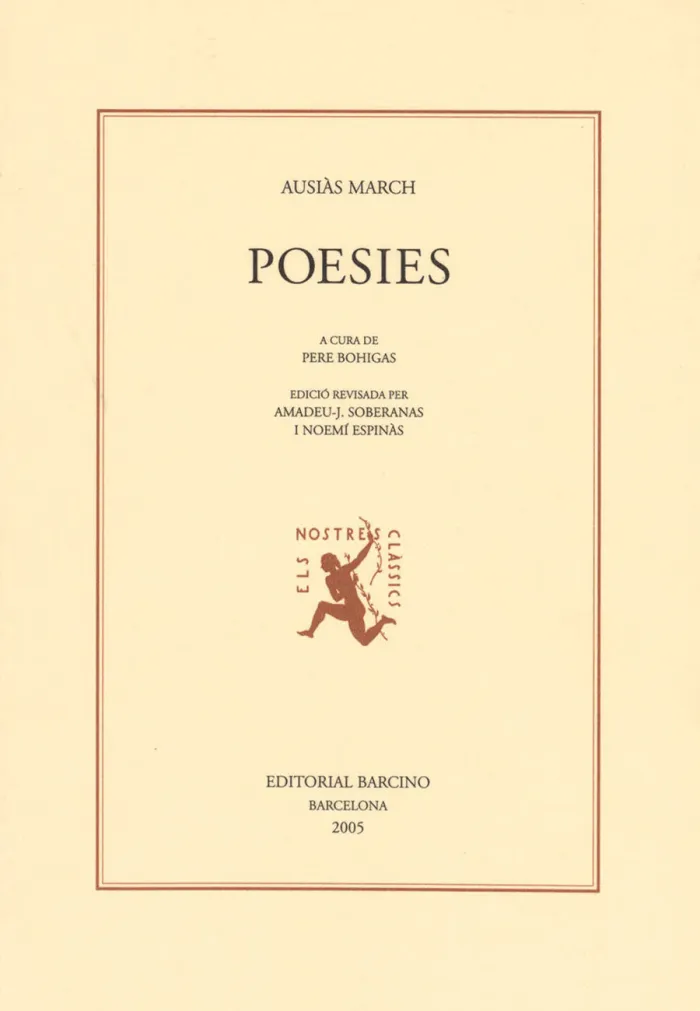 Poesies Ausiàs March - Nova Edicio-