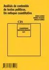 Analisis de Contenido de Textos Politicos. Un Enfoque Cuantitativ