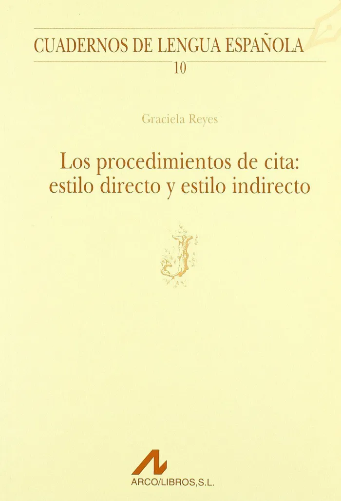 Procedimientos de Cita: Estilo Directo y Estilo In
