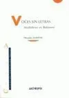 Voces sin Letras