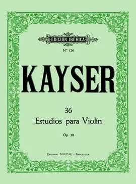 36 Estudios para Violín Op. 20