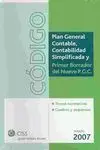 Ciss Código Plan General Contable, Contabilidad Simplificada y Primer Borrador del Nuevo P. g. c. 2007