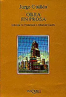 Obra en Prosa de Jorge Guillén