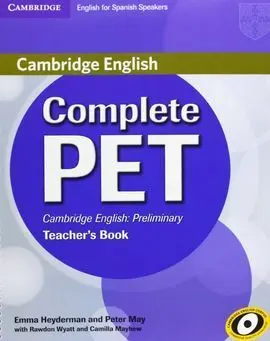 Complete Pet Preliminary Teacher's Book Spanish Edition