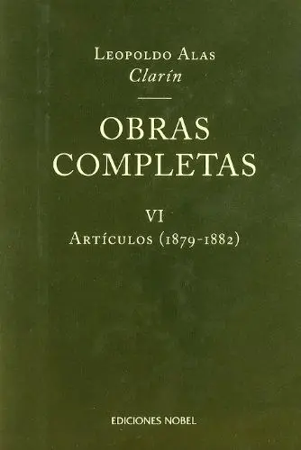 Obras Completas Vi (Artículos 1879-1882)
