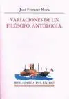 Variaciones de un Filósofo. Antología.