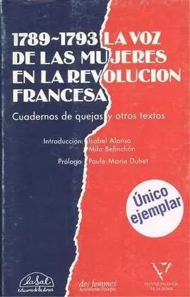 1789-1791, la Voz de las Mujeres en la Revolución Francesa