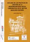 Análisis de las Políticas de Gestión de la Responsabilidad Social Corporativa en