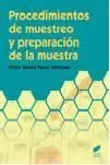 Procedimientos de Muestreo y Preparacion de la Muestra