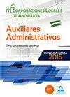 Test del Temario General Auxiliares Administrativos Corporaciones Locales de Andalucia 2015