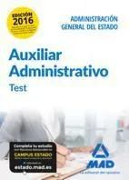 Test Auxiliar Administrativo Estado 2016