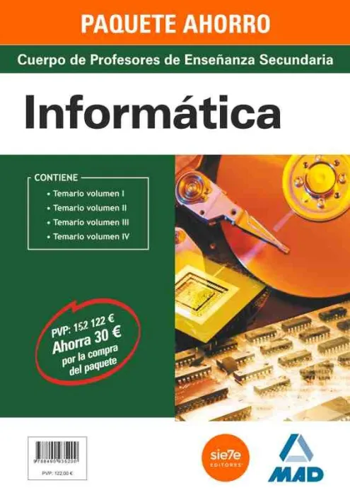 Paquete Ahorro Profesores de Secundaria Informática