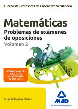 Matematicas Problemas Examenes Vol 2