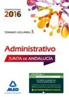 Temario 3 Administrativos de la Junta de Andalucía