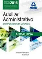 Test del Temario General Auxiliar Administrativo Ccll Andalucia 2016