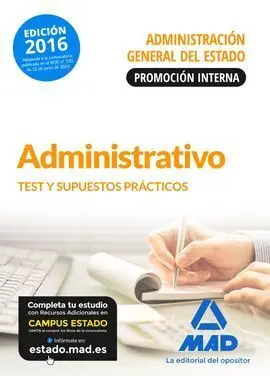 Test y Suspuestos Prácticos Administrativo del Estado Promoción Interna