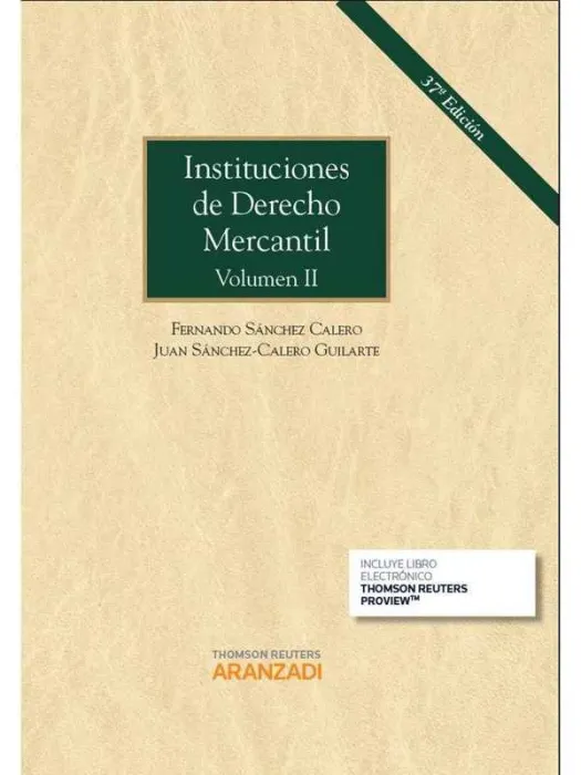 Instituciones de Derecho Mercantil