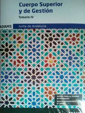 Temario Iv Cuerpo Superior de Administradores Cuerpo de Gestión de la Junta de a
