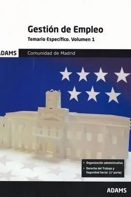 Temario Específico 1 Gestión de Empleo de la Comunidad de Madrid