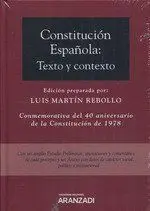 Constitución Española (Texto y Contexto)