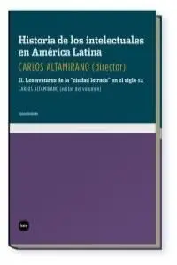 Historia de los Intelectuales en Amã©Rica Latina I