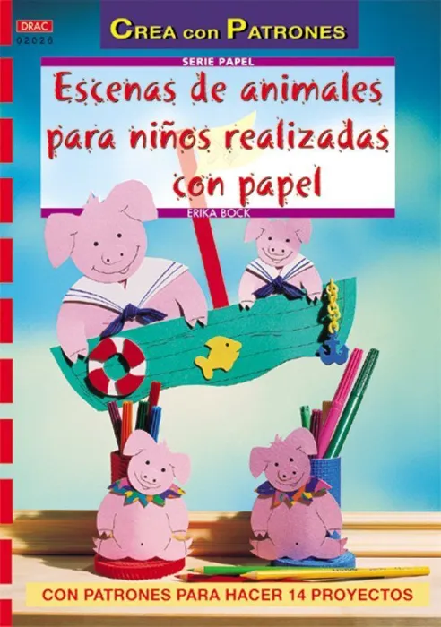 Escenas de Animales para Niños Realizadas con Papel